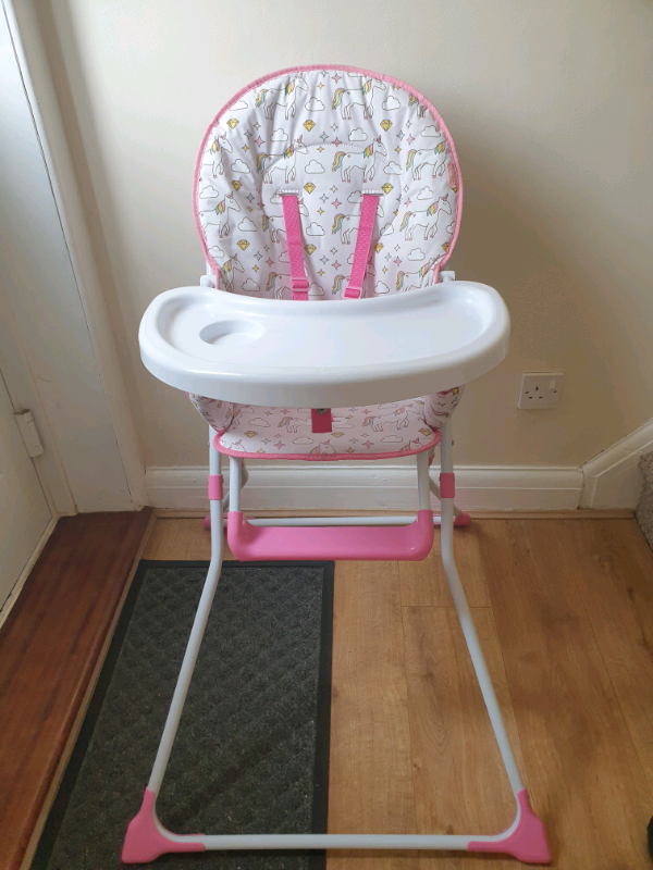 my babiie highchair unicorn